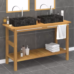 VidaXL 3096577 miroir de salle de bain et armoire de rangement pour évier