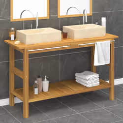VidaXL 3096578 miroir de salle de bain et armoire de rangement pour évier