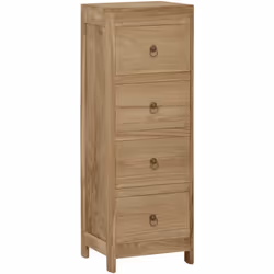 Cette commode, fabriquée en bois de teck massif, dégage un charme vintage et sera le centre d'attraction de votre intérieur.  ...
