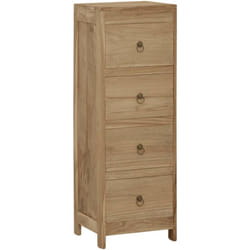 Commode 30x30x90 cm Bois massif de teck Vidaxl