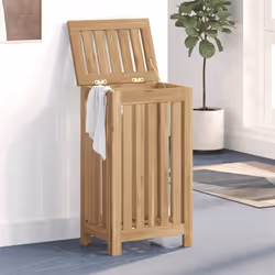 Ce bac à linge en bois offrira amplement d'espace pour votre linge et sera un excellent supplément à votre salle de bain ou c ...