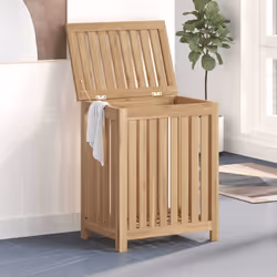 Ce bac à linge en bois offrira amplement d'espace pour votre linge et sera un excellent supplément à votre salle de bain ou c ...