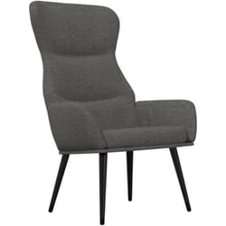 Vidaxl - Chaise de relaxation Gris foncé Tissu