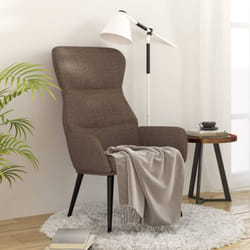 Vidaxl - Chaise de relaxation Taupe Tissu