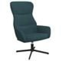 vidaXL Chaise de relaxation Bleu Velours - TU