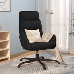 Vidaxl - Chaise de relaxation Noir Similicuir