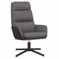 vidaXL Chaise de relaxation Gris clair Tissu - TU