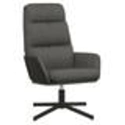 vidaXL Chaise de relaxation Gris foncé Tissu - TU