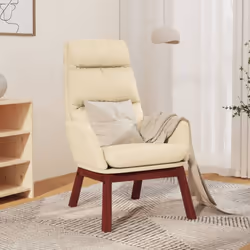 Découvrez un confort d'assise optimal avec cette chaise de relaxation ! Cette chaise de relaxation bien rembourrée est recouv ...