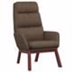 vidaXL Chaise de relaxation Taupe Tissu - TU
