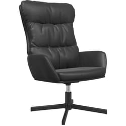 Vidaxl - Chaise de relaxation Noir Similicuir