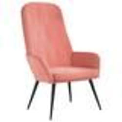 vidaXL Chaise de relaxation Rose Velours - TU