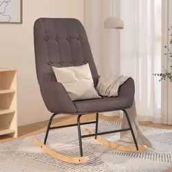 Asseyez-vous confortablement et détendez-vous dans cette chaise à bascule. C’est un choix parfait pour la détente. Revêtue de ...