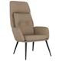 vidaXL Chaise de relaxation Taupe Similicuir daim - TU