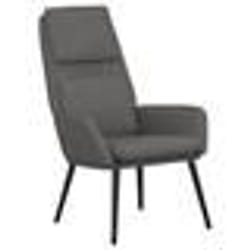 vidaXL Chaise de relaxation Gris clair Tissu - TU