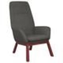 vidaXL Chaise de relaxation Gris foncé Tissu - TU