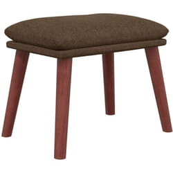 Repose-pied Marron 45x29,5x35 cm Tissu vidaXL