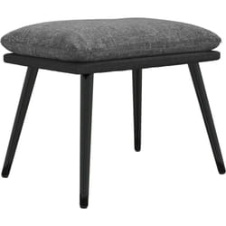 Vidaxl - Repose-pied Gris clair 45x29,5x35 cm Tissu et similicuir