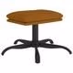 vidaXL Repose-pied Marron 60x60x36 cm Velours