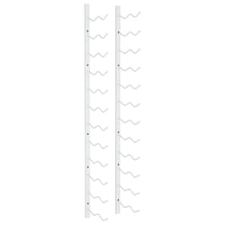 VidaXL 340883 porte-bouteilles Fer Blanc