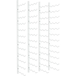 Vidaxl - Casier à vin mural pour 36 bouteilles 2 pcs Blanc Fer