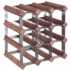 VidaXL 340891, Acier, Bois, Marron
