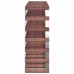 VidaXL 340893 porte-bouteilles Acier, Bois Marron - Vue supplémentaire 5