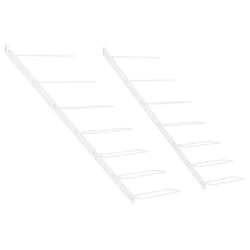 VidaXL 340898 porte-bouteilles Métal Blanc