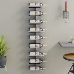 VidaXL 340900 porte-bouteilles Fer Blanc