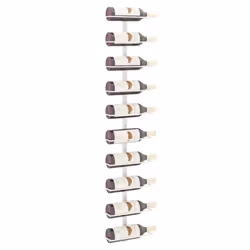 VidaXL 340904 porte-bouteilles Métal Blanc