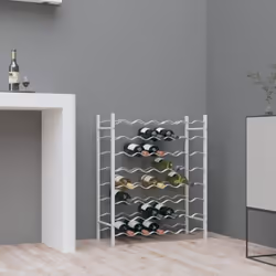 Ce casier à vin est pratique pour vous aider à organiser et à conserver vos vins préférés. Grand espace de rangement : l'étag ...
