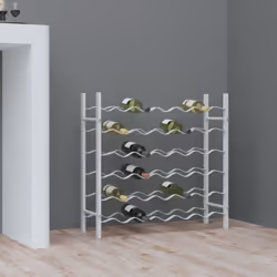 Ce casier à vin est pratique pour vous aider à organiser et à conserver vos vins préférés. Grand espace de rangement : l'étag ...