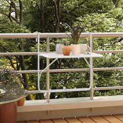 Cette table de balcon est destinée à être un excellent supplément à votre balcon. Elle est également facilement pliable pour  ...