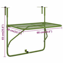 VidaXL 340918 table de jardin - Vue supplémentaire 7