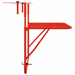 VidaXL 340919 table de jardin Rouge - Vue supplémentaire 4