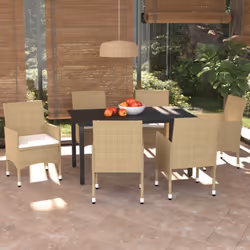 Cet ensemble de salle à manger de jardin est une combinaison parfaite de style et de fonctionnalité et est destiné à être le ...