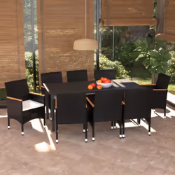 Cet ensemble de salle à manger de jardin est une combinaison parfaite de style et de fonctionnalité et est destiné à être le  ...