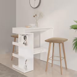 Description générale Cette table de bar est le choix parfait pour les petits appartements ou les espaces limités. Son design  ...