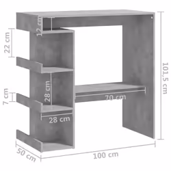 VidaXL 809453 table de cuisine et de salle à manger - Vue supplémentaire 7