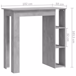 VidaXL 809462 table de cuisine et de salle à manger - Vue supplémentaire 7