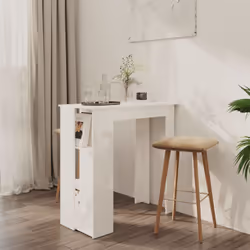 Cette table de bar est le choix parfait pour les petits appartements ou pour les endroits où l'espace est un peu limité. Son  ...