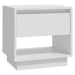VidaXL 809513 Table de nuit et table de chevet Blanc