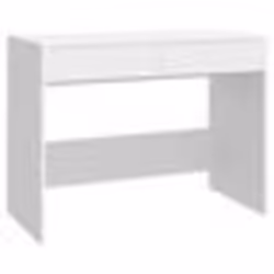 vidaXL Bureau Blanc 101x50x76,5 cm Aggloméré