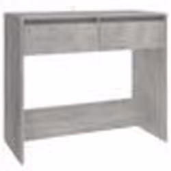 vidaXL Table console gris béton 89x41x76,5 cm bois d'ingénierie - TU