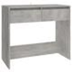 vidaXL Table console gris béton 89x41x76,5 cm bois d'ingénierie - TU