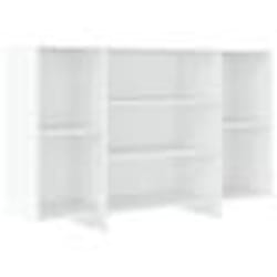 vidaXL Buffet blanc 120x30x75 cm bois d'ingénierie