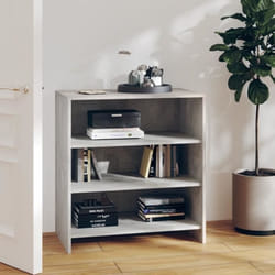 vidaXL Buffet Gris béton 70x40,5x75 cm Bois d'ingénierie