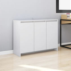 Buffet Blanc 102x33x75 cm Bois d'ingénierie Vidaxl