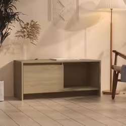 vidaXL Meuble TV Chêne sonoma 90x35x40 cm Bois d'ingénierie