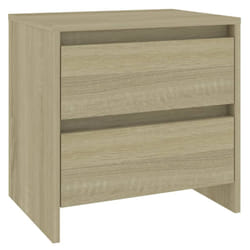 VidaXL 809851 Table de nuit et table de chevet Chêne